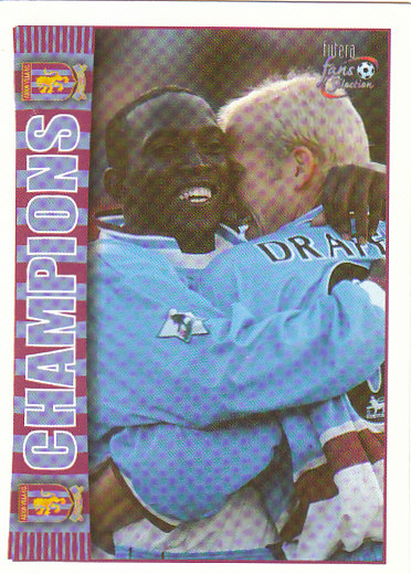 Champions Aston Villa 1997/98 Futera Fans' Selection #34
